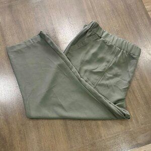 AVA & VIV LIGHT ELASTIC PANTS GREEN COLOR SIZE 4X